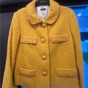 J Crew Women's Mustard wool Blazer
